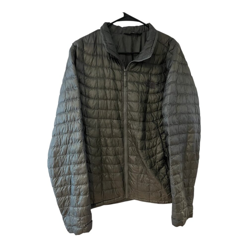 The North Face Women's Thermoball Full Zip Jacket Fusebox Gray Large